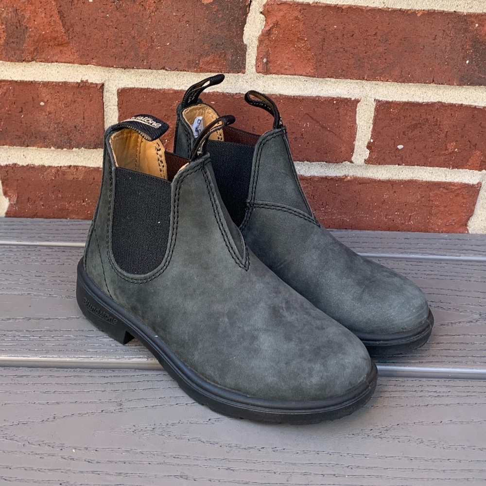 Blundstone Kids Boots in Dark Gray - Picture 2 of 14